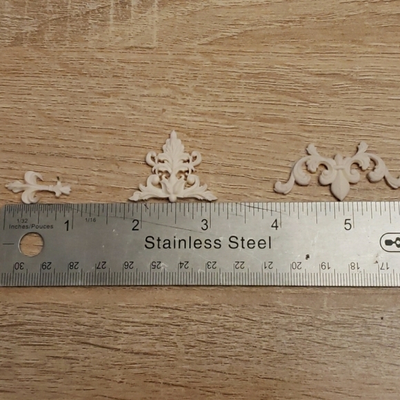 5 Sets Baked polymer trims for crafting - Picture 3 of 4